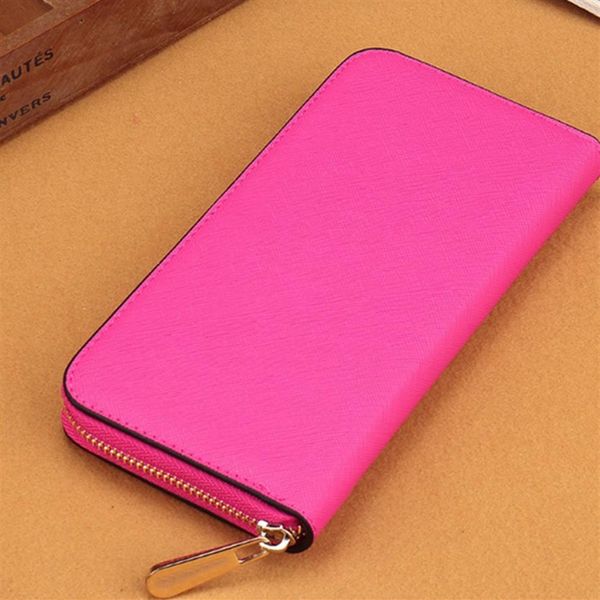 

and whole fashion ladies single zipper wallets women pu leather designer wallet lady long purse209d, Red;black