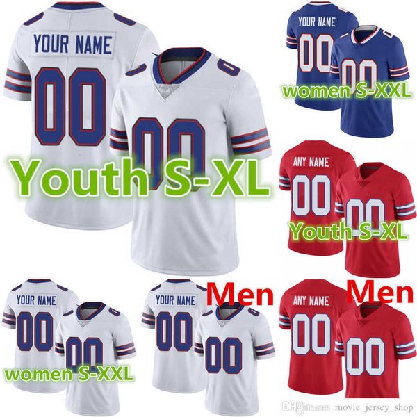 

football jerseys buffalo''bills''11 cole beasley 27 tre'davious white, Black;red