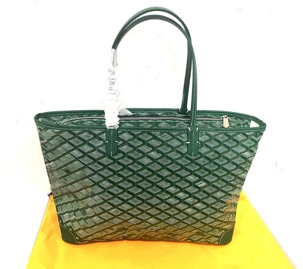 

bag totes women shopping genuine leather hobo goya zipper single shoulder highest quality shoulde tote single-sided real handbag q1