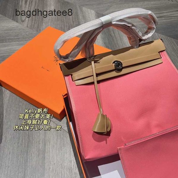 

herbag bag woman herbag h ermese canvas designer 2023 bags keiiy shoulder herbag same portable messenger tote leather handbags hqqh