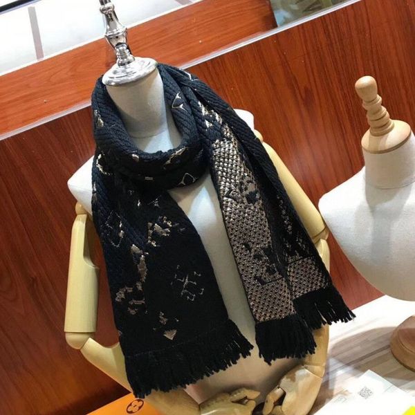 

2022ss designer silk scarf mens luxury scarf womens four season shawl fashion letter scarves optional exquisite gift box packaging, Blue;gray