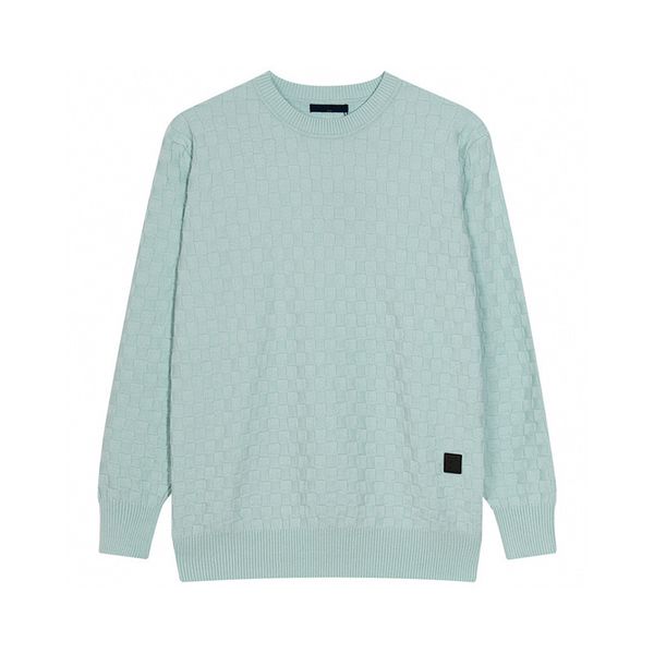 

men's designer knit sweater letter embroidery winter and autumn, White;black