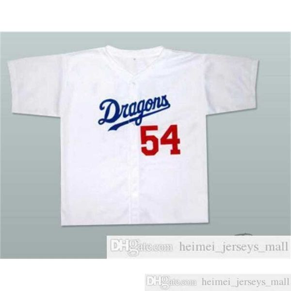 

minanser chunichi dragons jack elliot mr. baseball movie jersey 54 mens all stitched jerseys white blue s-3xl fast shipping, Black