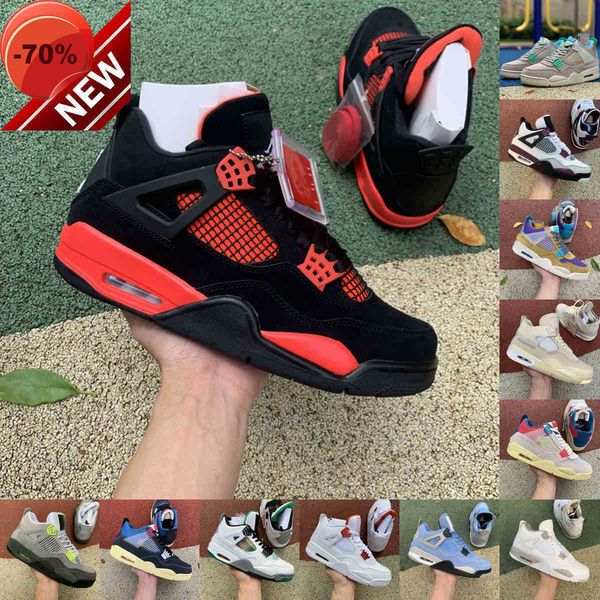

taupe haze 4 men women basketball shoes 4s red thunder university blue white cement union guava ice designer black cat cactus jack trainer