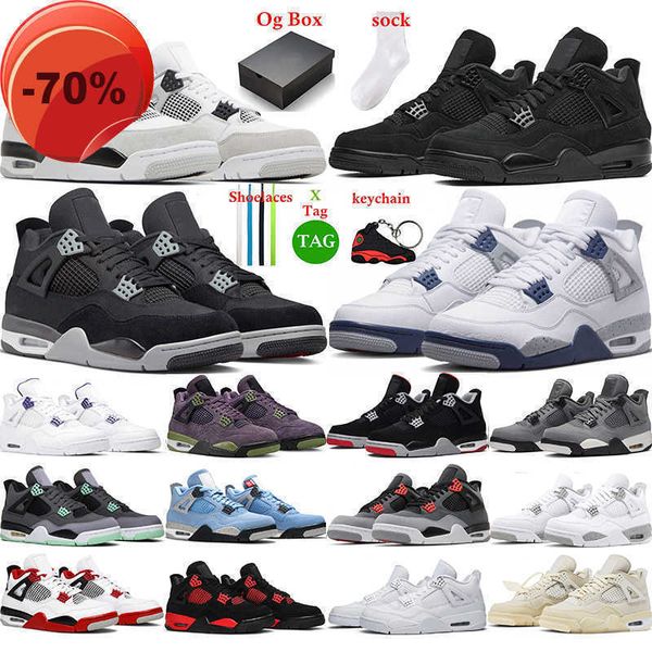 

dress shoes with box basketball shoes 4 for men women infrared j4 military black 4s cat fired red thunder white cement pure money purple men