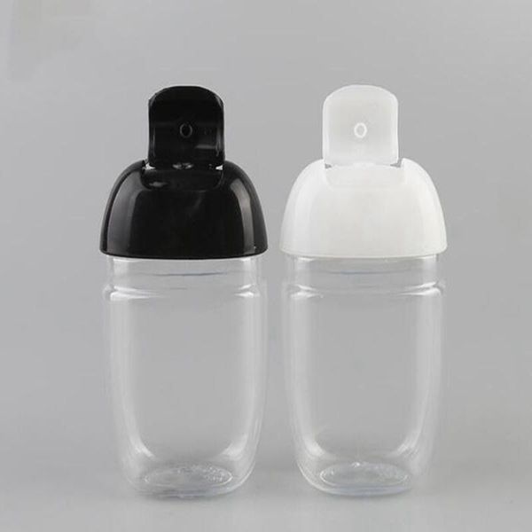 

30ml plastic bottle empty pet half round flip cap children's carry hand bottle