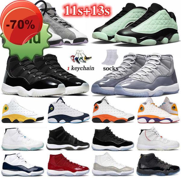 

dress shoes cool grey 11 11s mens basketball shoes 25th anniversary 13s houndstooth low singles day men women sneakers trainers, Black