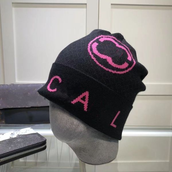 

Beanie Beanie/skull Caps Designer Brand Men's Beanie Hat Women's Autumn and Winter New Letter Embroidered Skull Knitt