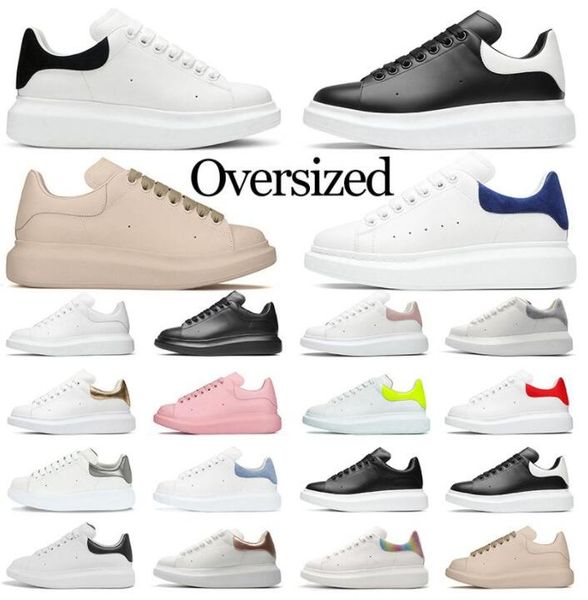 

luxury designer casual shoes men women platform sneakers suede leather mens tainers outdoor chaussures, Black