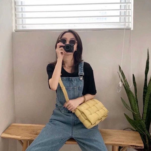 

designer bag womens pillow bags stitching sponge shoulder crossbody flip fashion tote bag allmatch purse