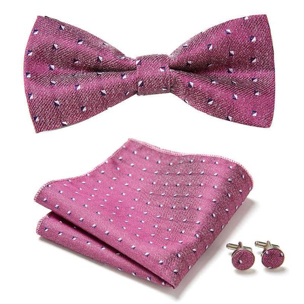 

bow ties brand bow tie set for men pink bowties for mens wedding cravat fashion casual bowtie crutch men gifts l221022, Black;gray