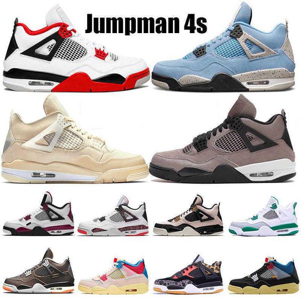 

boots jumpman 4 mens basketball shoes 4s retro black cat white oreo university blue metallic purple bred shimmer cactus jack men women sneak