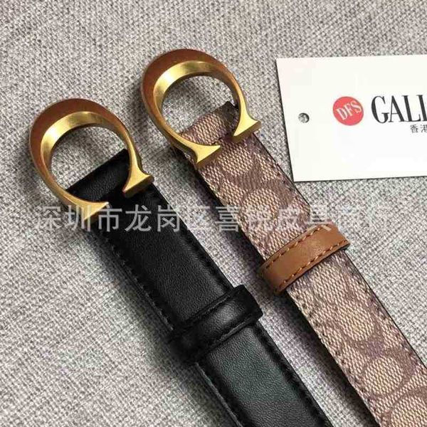 

new c-button women's cow leather small c-standard decorative belt versatile casual strap 2.5cm, Black;brown