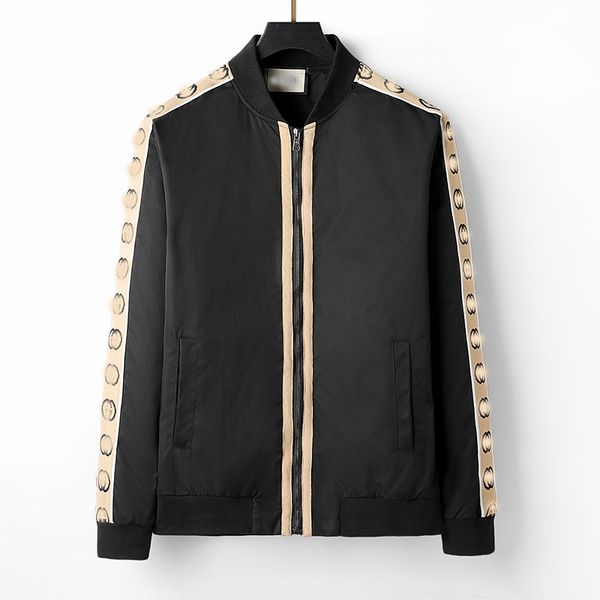 

spring and autumn clothes men jacket outwear hooded wadded coat slim parka hip hop mens fashion printedasian code m-3xl #01, Black;brown