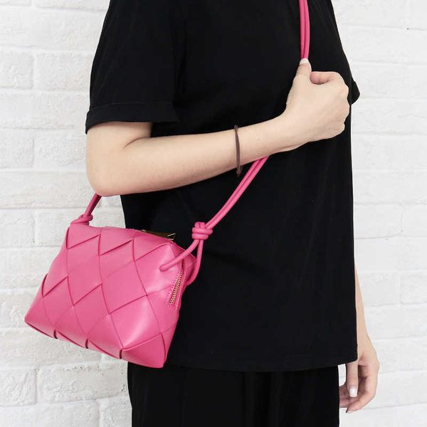 

clutch bags weave small square for women cow leather designer handbag fashion soft skin zipper crossbody shoulder bag sense of luxury 221023