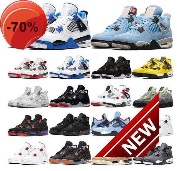 

dress shoes 2021 basketball shoes 4s jumpman 4 men and women college blue black cat white cement fiery red cool gray racing sports 36 -47