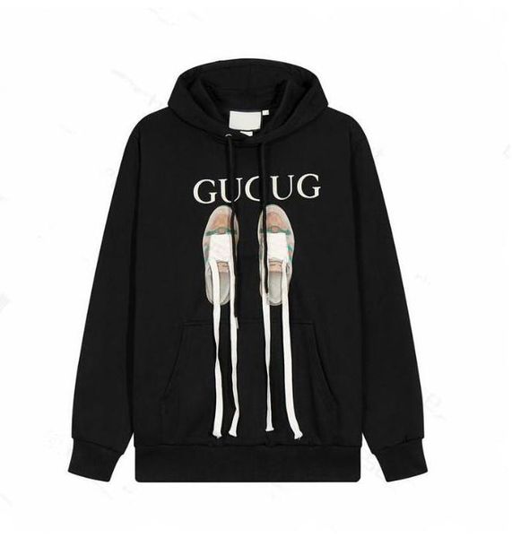 

mens womens hoodie sweatshirt autumn designer hoodies cotton pullover sweatshirts hip hop highs quality letter print apricot color labels p, Black