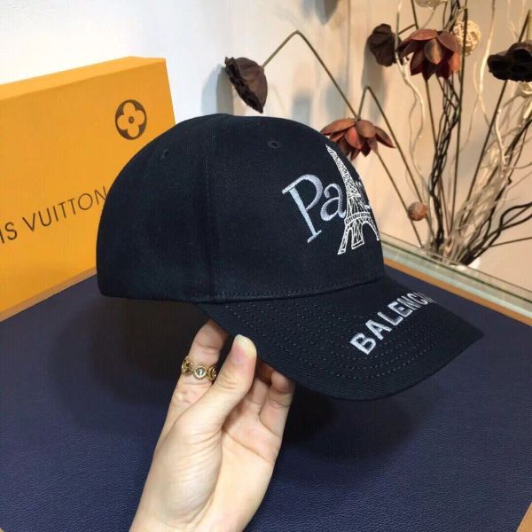

b hat new paris tower embroidery baseball caps for men and women ins same style travel internet celebrity sun-poof peaked cap vhh, Blue;gray