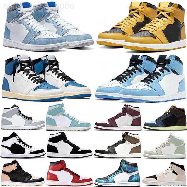 

jumpman 1 men basketball shoes 1s high og chicago royal toe black metallic gold blue green unc patent mens women sneakers trainers