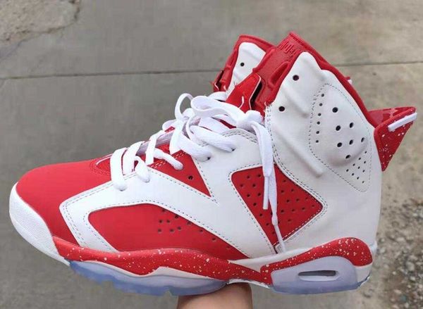 

shoes brand 6 red oreo carmine mens 6s white carmine-black sports sneakers trainers