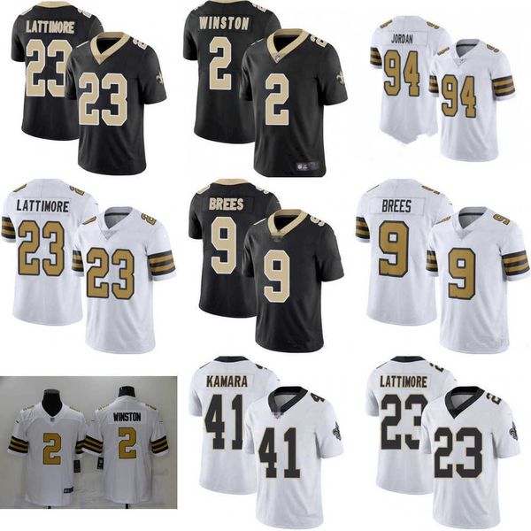 

football jerseys men women new''orleans''saints''2 jameis winston 9 drew brees 41 alvin kamara 23 marshon latt, Black;red