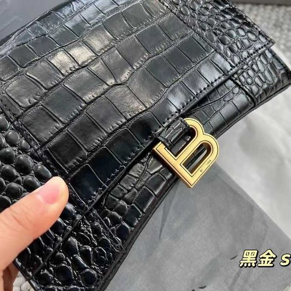 

designer luxury womens bag balencigas handbag b-shaped paris single shoulder messenger fashion square gift shoulder oblique span versatile h