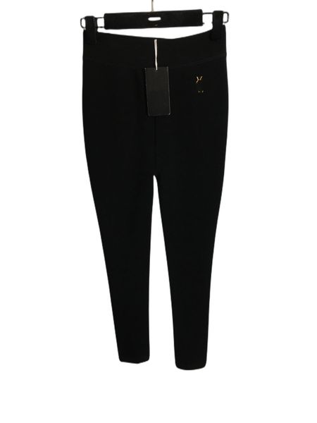 

women's pants & capris european fashion designer's plush warm leggings, Black;white