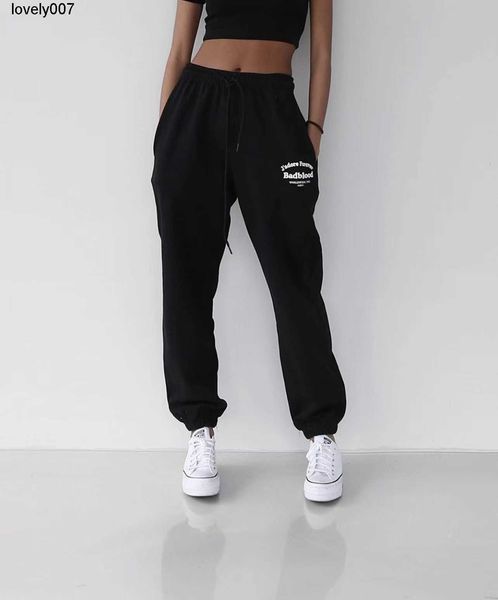 

men's pants designer badblood letter embroidery sports pants south small popular loose same casual pants, Black
