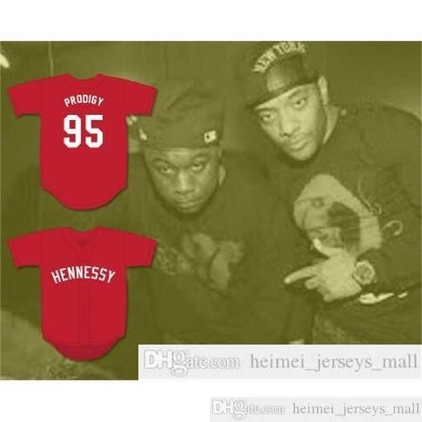 

mens queensbridge 95 hennessy red baseball jersey queensbridge wholesale 100% stitched jerseys fast shipping, Black