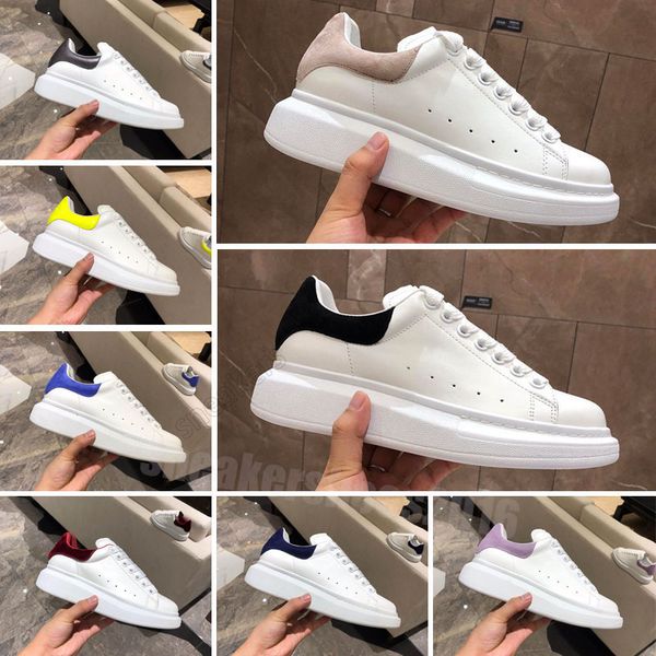 

casual shoes trainers shoe chaussures designer men women sneaker smart platform luminous fluorescent snake back leather pour hommes 36-45, Black