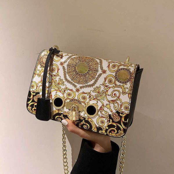 

classic women bags chain shoulder bag medusa messengerbag designer pu wallet handbag gold lock design