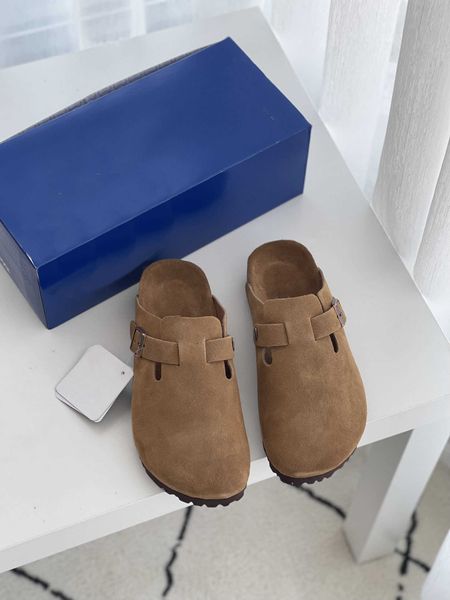 

birks shoes sandals arizona gizeh sell summer men women flats cork slippers casual shoes print mixed colors size 35-40, Black