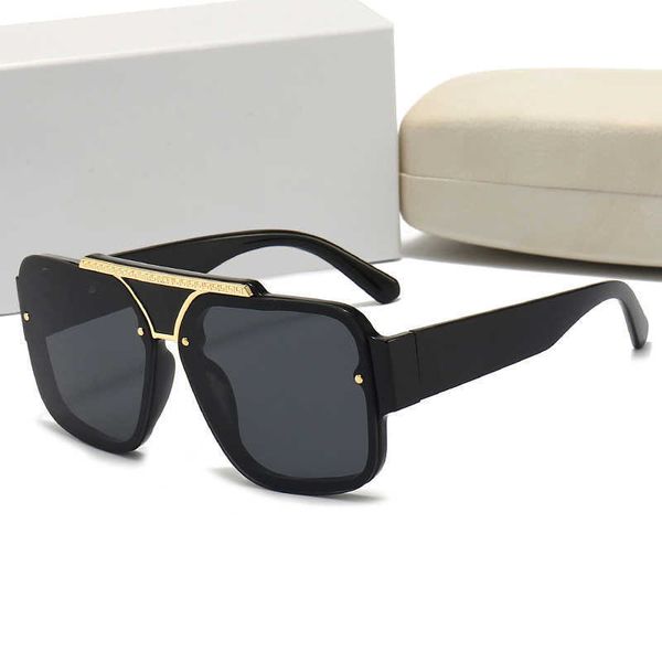 

designer sunglasses men women brand glasses beach polarized oval sun glasses for woman mens uv protection acatate resin with box, White;black