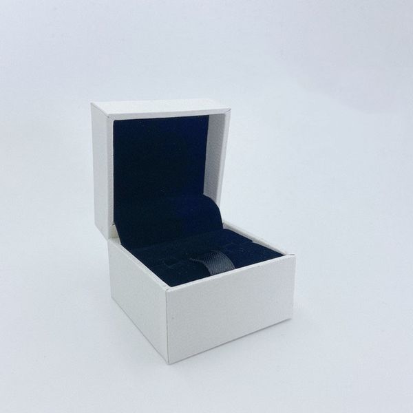 

fashion luxury designer jewelry boxes light blue green white earrings necklace bracelet rings gift box pouch dust bag bags, Black;white