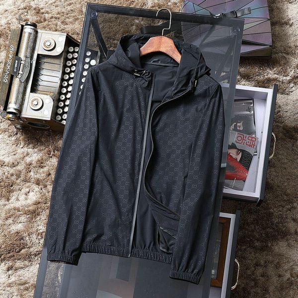 

designer jacket men women fashion designer coat plaid print baseball collar versatile m-3xl hsc32, Black;brown