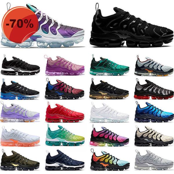 

tn plus running shoes chaussures atlanta black royal pure platinum triple white dmp mens womens trainers outdoors sneakers size 36-47