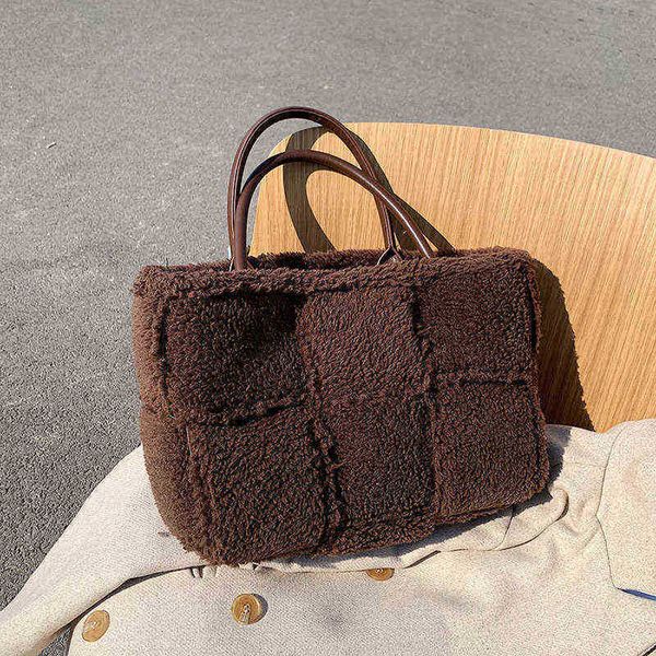 

totes autumn and winter tote bag large capacity simple bags for women versatile handbag bolsa feminina luxury designer handbags female 22102