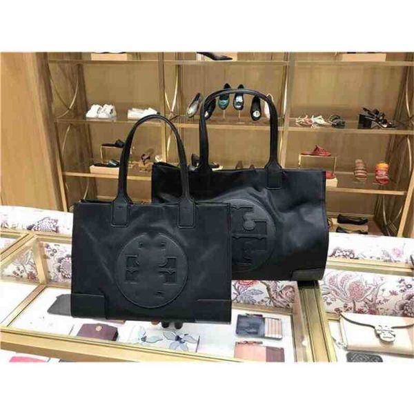 

handbags torysburchs 2019tory women' tbs bag tb nylon cowhide hopping and portable mommy, Black