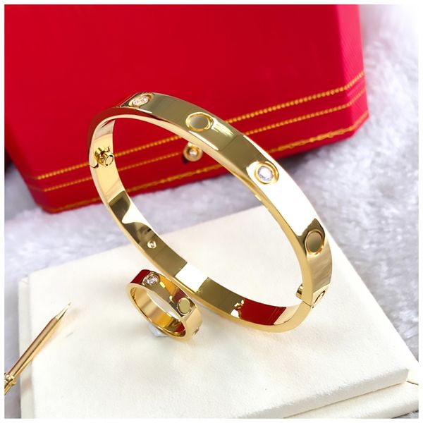 

love bracelet carti bracelets bangle for women rose gold braclets couple armband bangles braclet with meaning pulsera de oro hombre braccial, Black