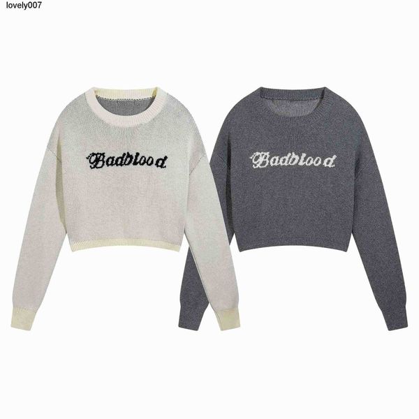 

men's hoodies designer sweatshirts badblood short spicy girl round neck sweater couple, Black