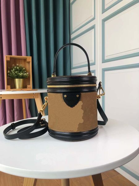 

fashion ladies drawstring bag luxury designer bucket handbags highs quality leather shoulder bags crossbody wallets cylindrical totes artwor