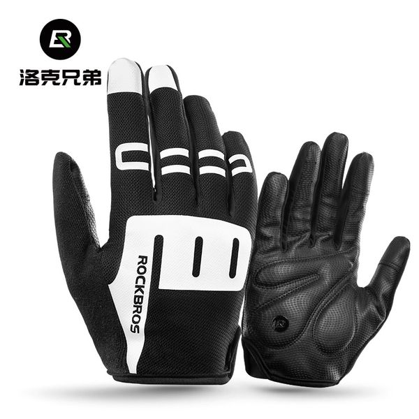 

sports gloves winter sports cycling waterproof long finger motorcycle, Black