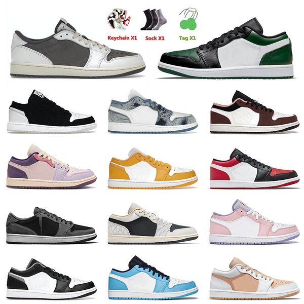 

fashion og basketball shoes 1 1s jumpman for mens women pine green j1 mocha ts x fragment reverse mocha tropical twist sneakers trainers eur