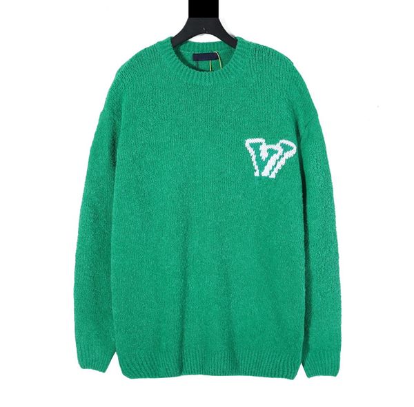 

2023 mens designer oversize sweater vintage classic luxury sweatshirt arm leopard embroidery crew neck comfortable premium pullover fashion, White;black