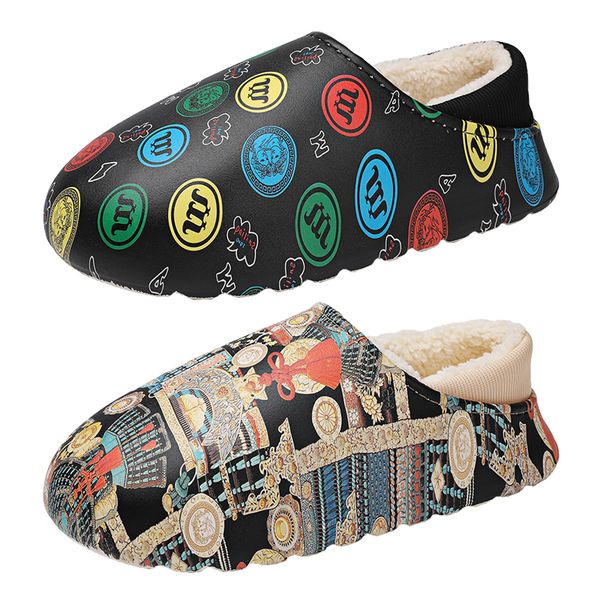 

fashion shoes designer classic fashion latest style lightweight breathable comfortable insole non slip soft sole pattern cotton slippers, Red;white