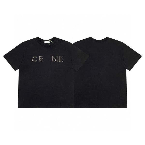 

men's plus tees & polos round neck embroidered and printed polar style summer wear with street pure cotton rdv, Black;brown
