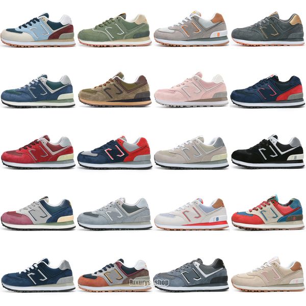 

574 new running shoes boot trainers men women shifted sport panda pistachio ecru shadow burgundy cyan oak leaf green sneakers n1, Black