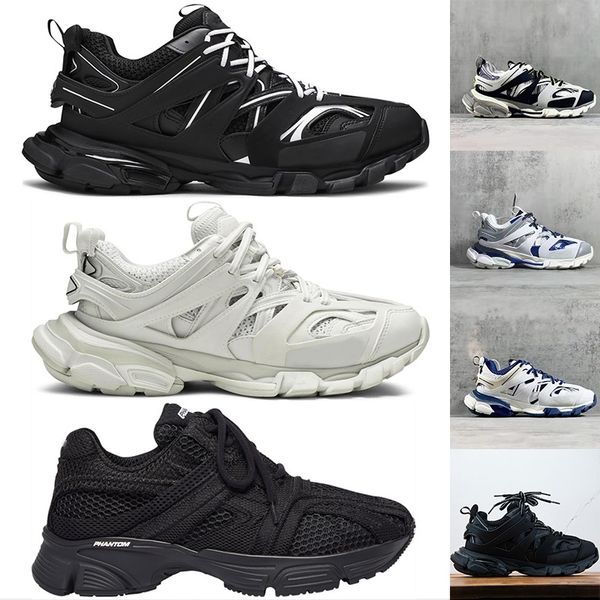 

track 3 boots fashion paris triple black white green beige trend designer booties low platform sneaker for men women australia martin shoes
