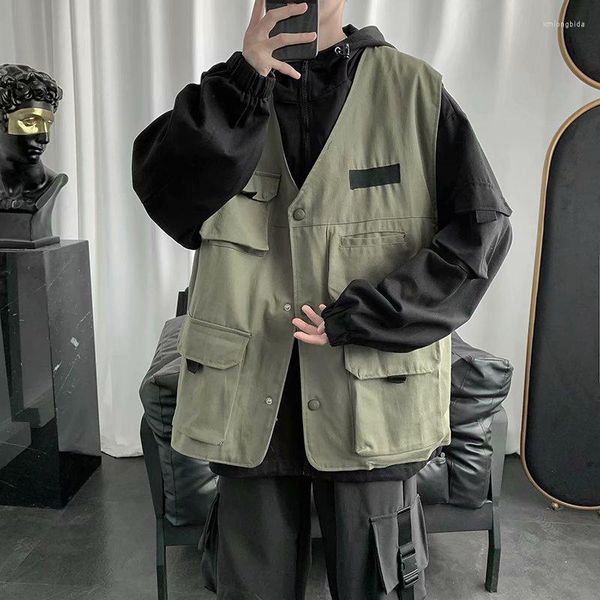 

men's jackets hooded bomber jacket street style windbreaker korean fashion autumn hip hop streetwear man outwear, Black;brown