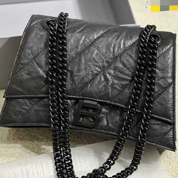 

designer luxury womens bag balencigas handbag b-shaped paris single shoulder messenger fashion square gift shoulder oblique span versatile h